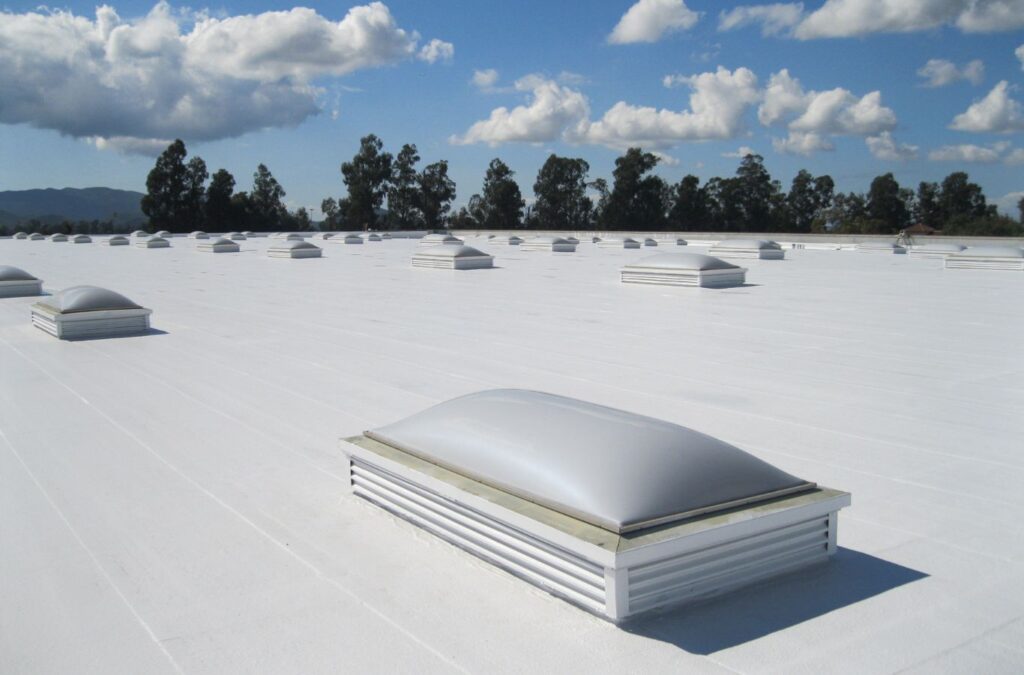 A Strive Roofing & Construction employee expertly installing TPO Roofing in Kingwood, TX, using advanced tools for reliable, energy-efficient roofing results.