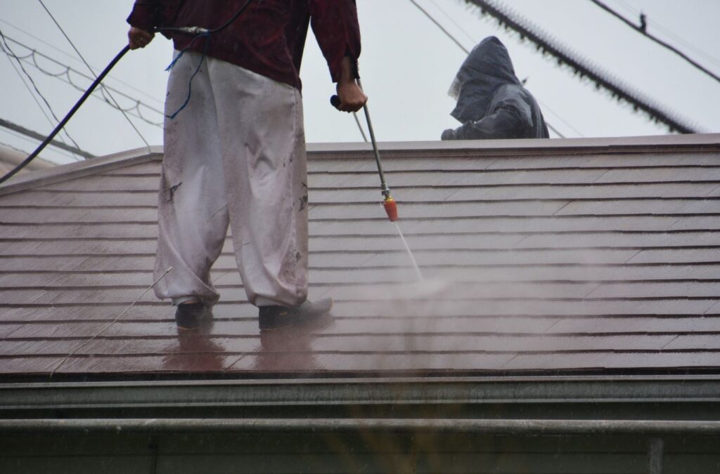Strive Roofing & Construction expert cleaning roof in Spring, TX delivering reliable and thorough service. Roof Cleaning Near Me
